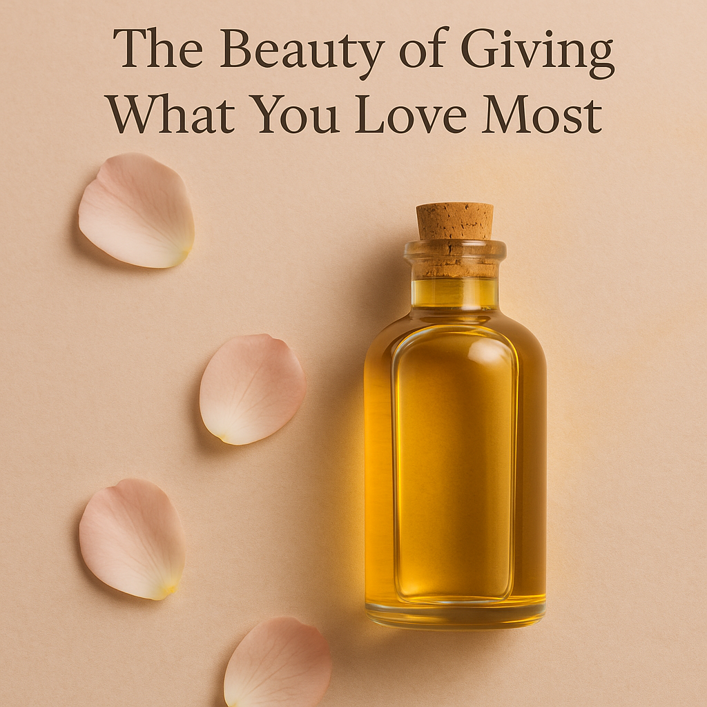 🌸 The Beauty of Giving What You Love Most