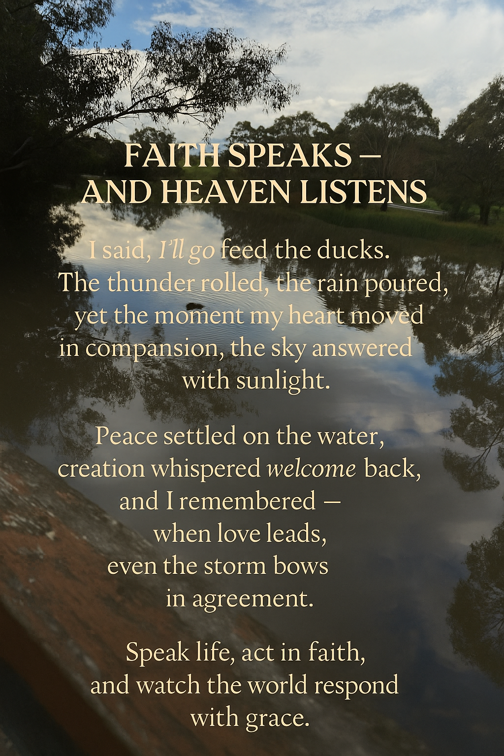 🌦️&nbsp;  “Heaven’s Heartbeat: A Sunday Wrapped in Grace”